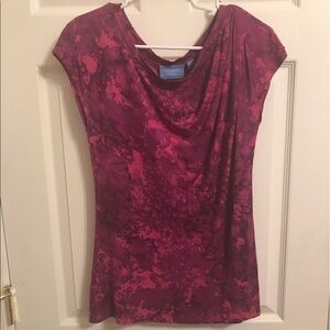 Simply Vera Wang Wet Paint XS Ruched Top